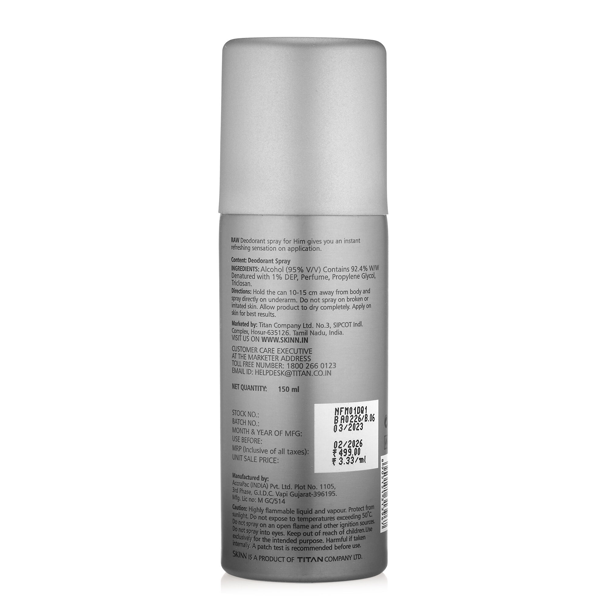 Skinn titan deo shop