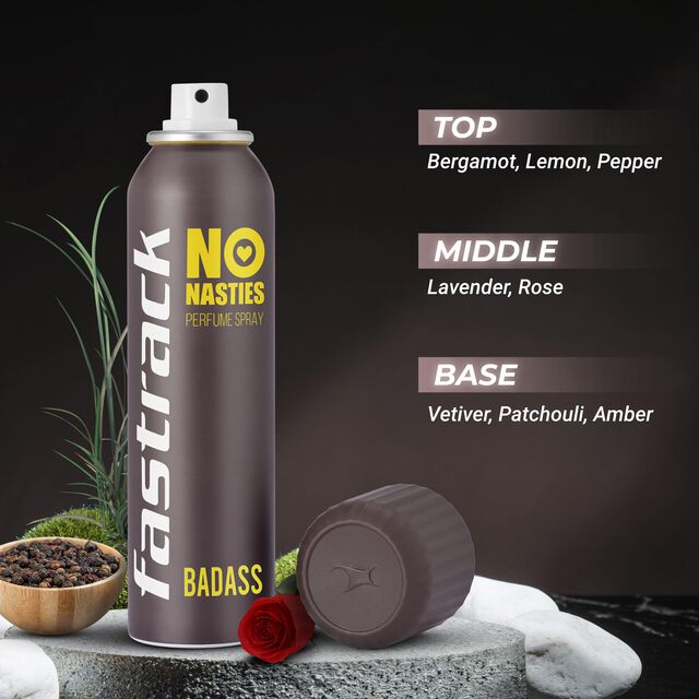 Fastrack No Nasties Perfume Spray - Lit & Badass (Pack of 2)