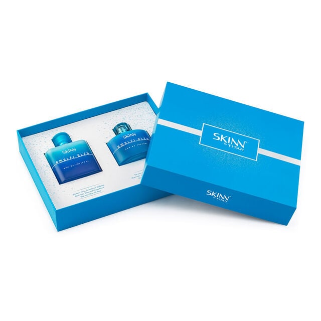 Skinn by Titan Amalfi Bleu Gift Set for Men & Women