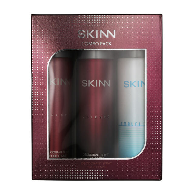 Skinn Premium Deo Bundle pack of 3 for Women
