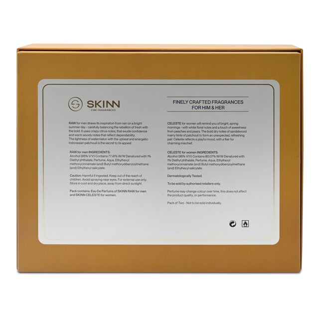 Skinn by Titan Gift Set for Men & Women 50ml X 2