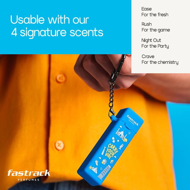 Fastrack Discovery Perfume for Men | Best for travel & for gift | 8 ml x 4 Premium Scents- Ease, Night Out,Crave & Rush | Fresh & Woody | 32 ml