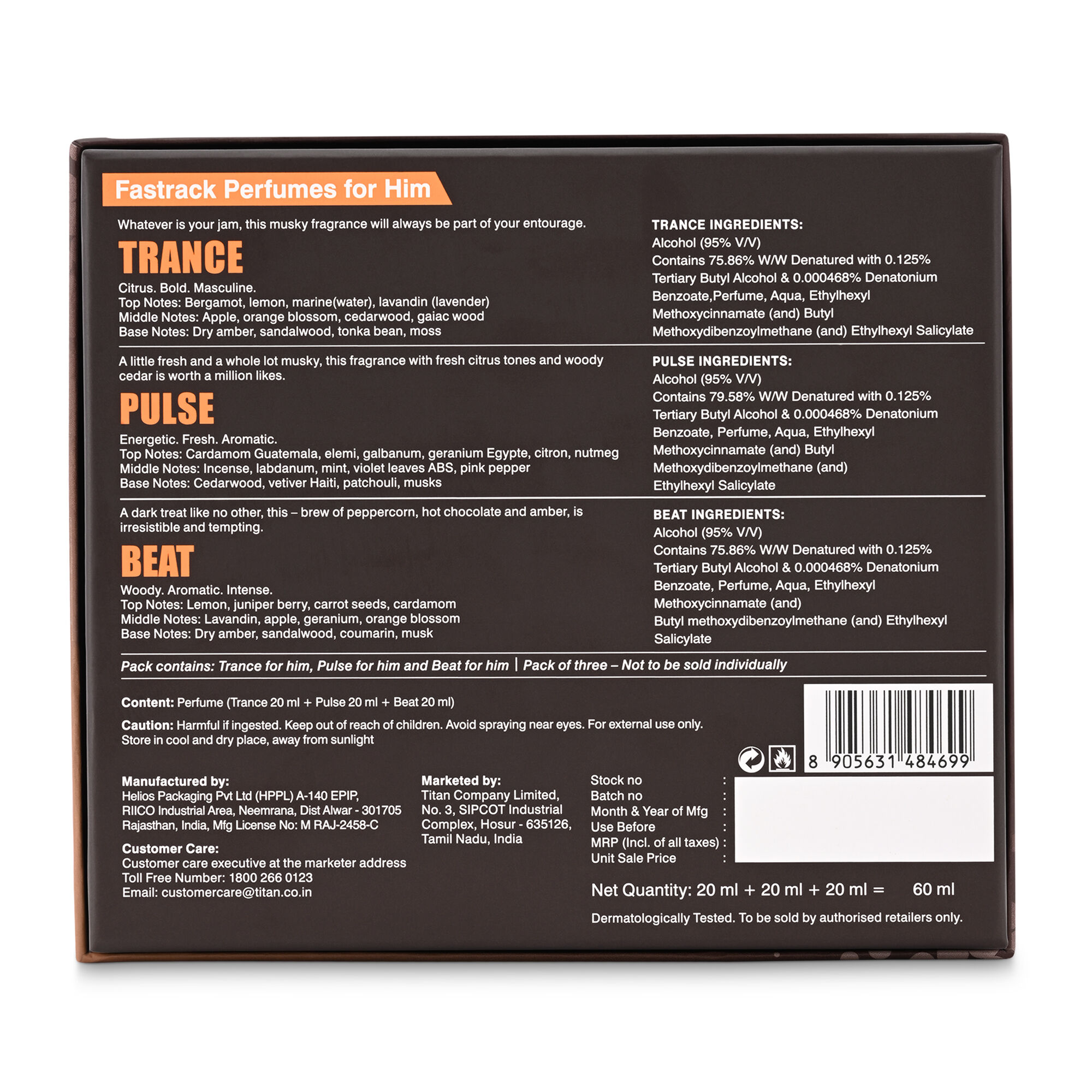 Fastrack perfume for clearance men