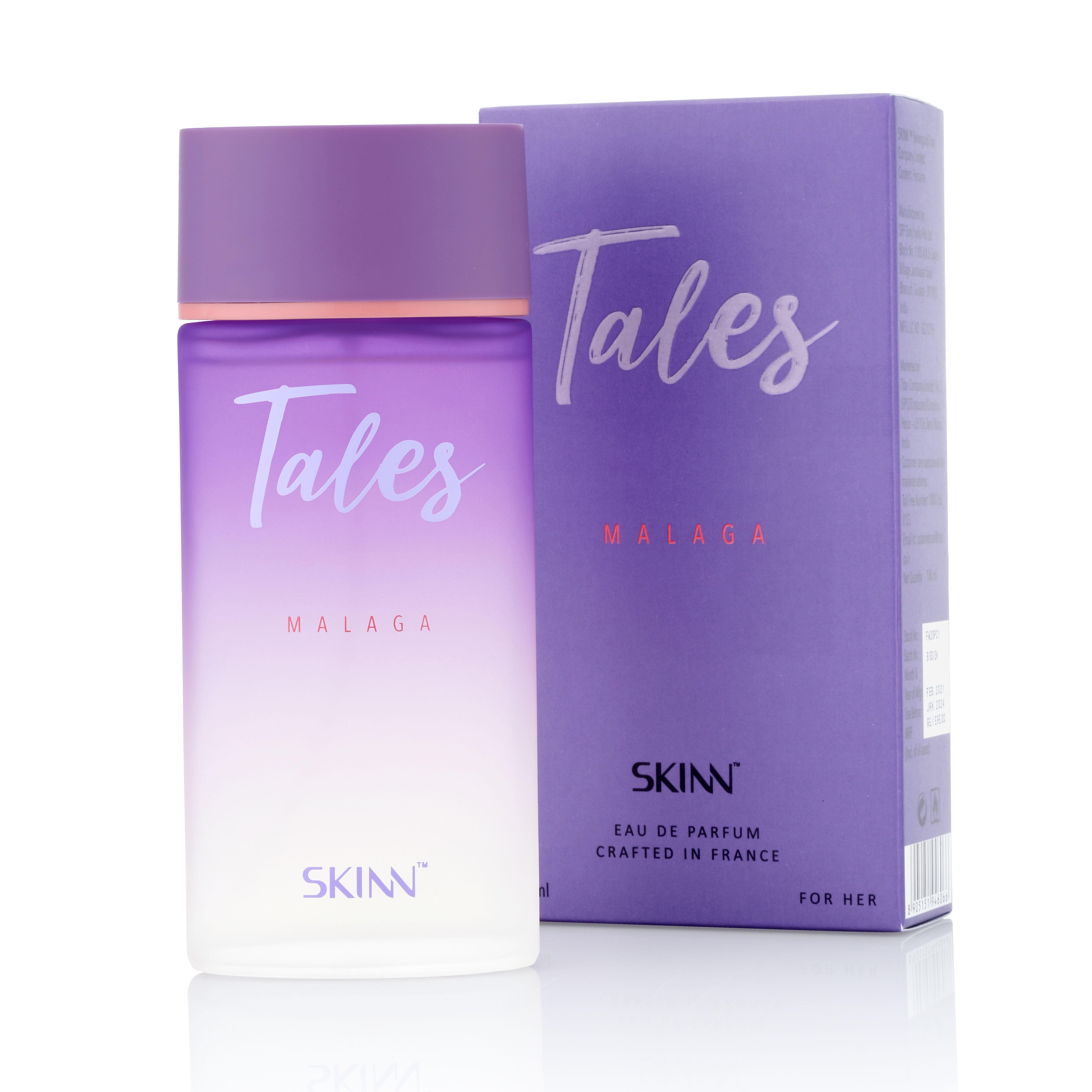 SKINN Tales Malaga Eau De Parfum for Women 100 ml Skinn