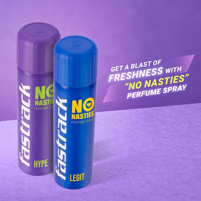Fastrack No Nasties Perfume Spray - Hype & Legit (Pack of 2)