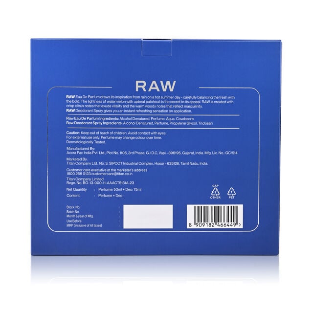Skinn by Titan Raw Coffret for Men
