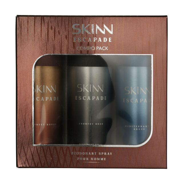 Skinn Escapade Deo Pack of 3 for Men