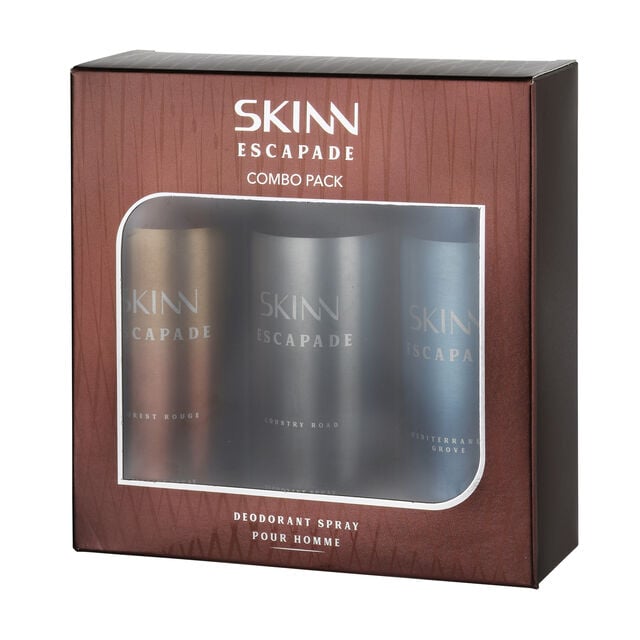 Skinn Escapade Deo Pack of 3 for Men