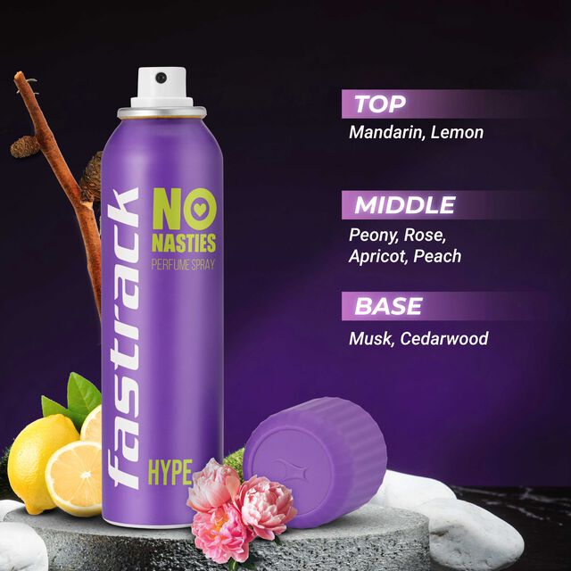 Fastrack No Nasties Perfume Spray - Hype & Legit (Pack of 2)