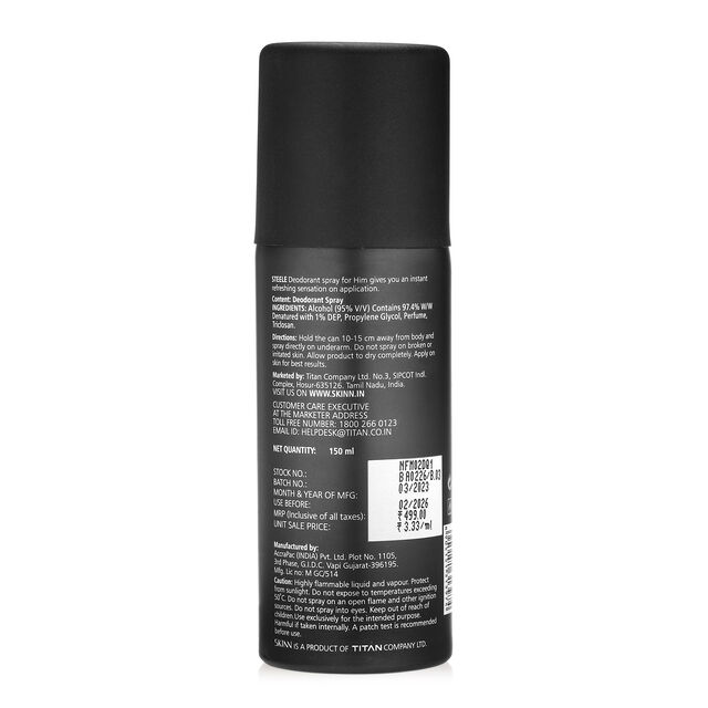 Skinn Premium Deo Bundle pack of 3 for Men