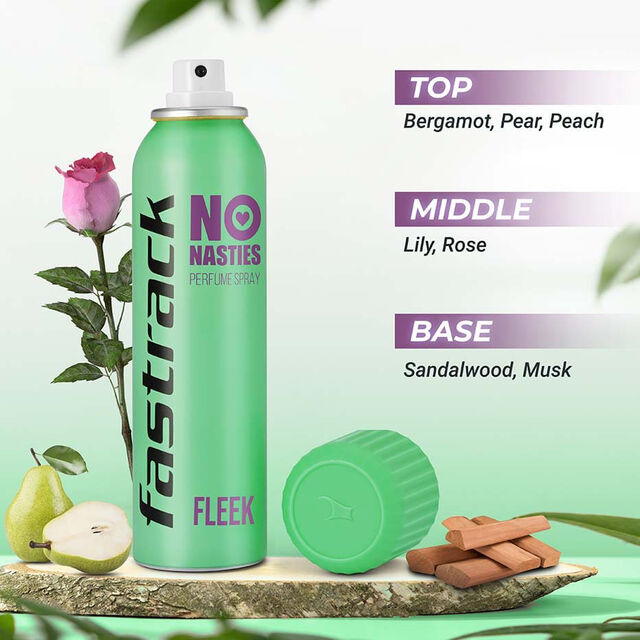 Fastrack No Nasties Perfume Spray - Fleek & Snacc (Pack of 2)